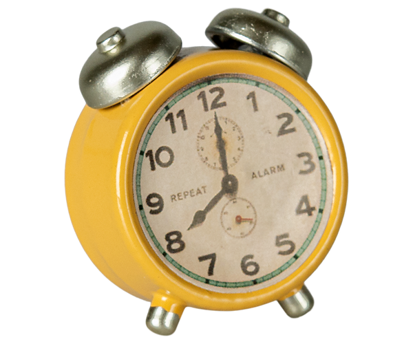 Alarm Clock, Mouse - Yellow