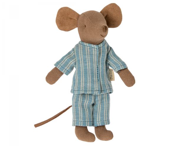 Big Brother Mouse In Box - Blue Stripe Outfit