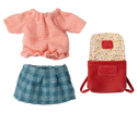 Tricycle Mouse, Big Sister with Red Backpack
