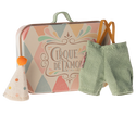 Clown Clothes in Small Suitcase, Little Brother