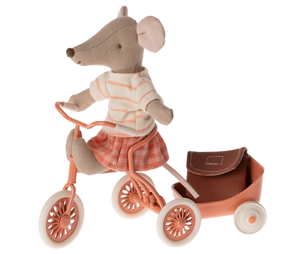 Tricycle Mouse, Big Sister (Coral)