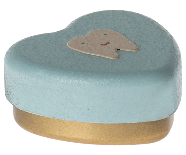 Small Tooth Tin - Gold, Mint, Heather