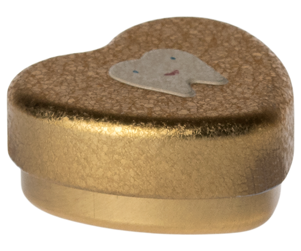 Small Tooth Tin - Gold, Mint, Heather