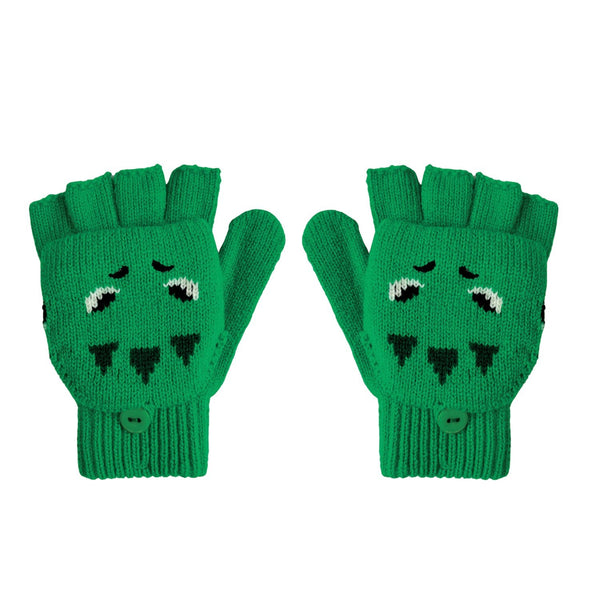 T Rex Knitted Mittens