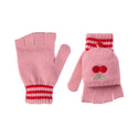 Cheerful Cherry Knitted Gloves