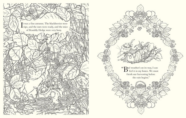 Festive Colouring - Brambly Hedge