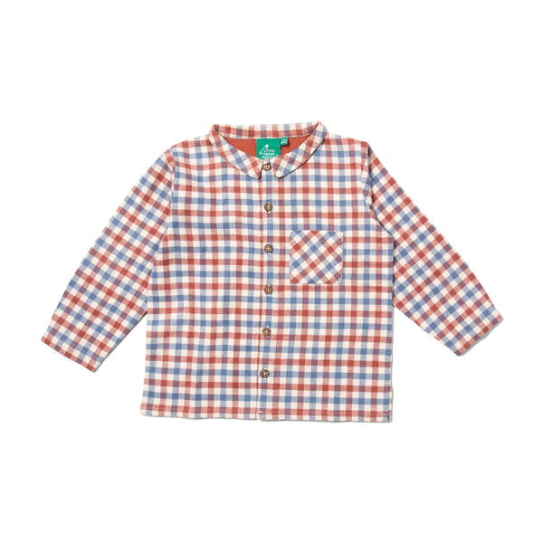 Ginger Check Long Sleeve Shirt