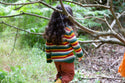 Rainbow Waffle Snuggly Knitted Jumper, Multi