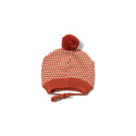 Ginger Diamonds Knitted Hat, Orange