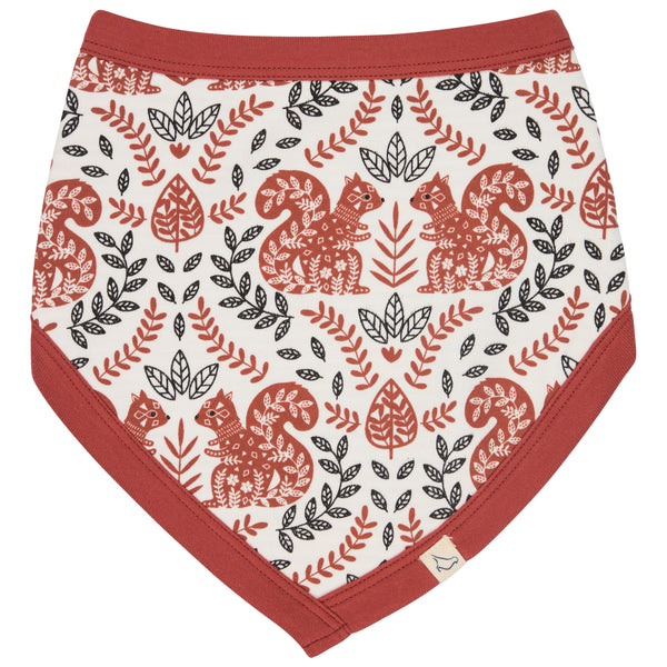 Reversible Bib - Squirrel