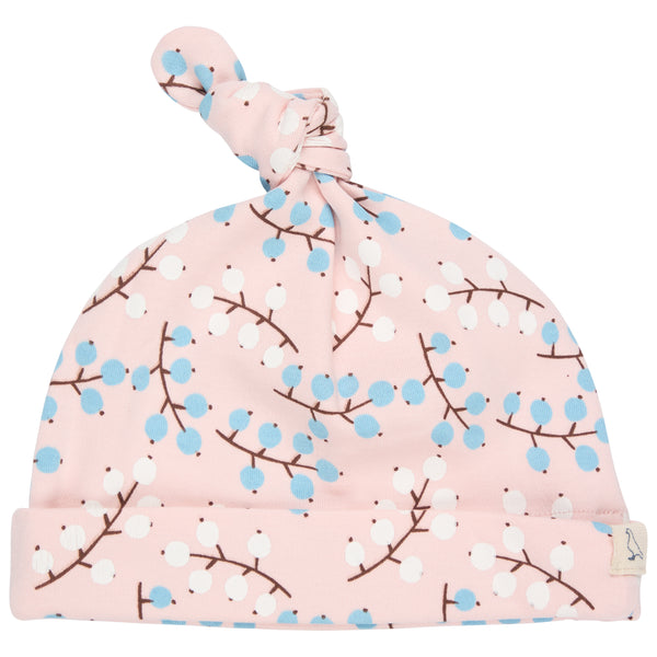Knotted Hat - Winter Berry