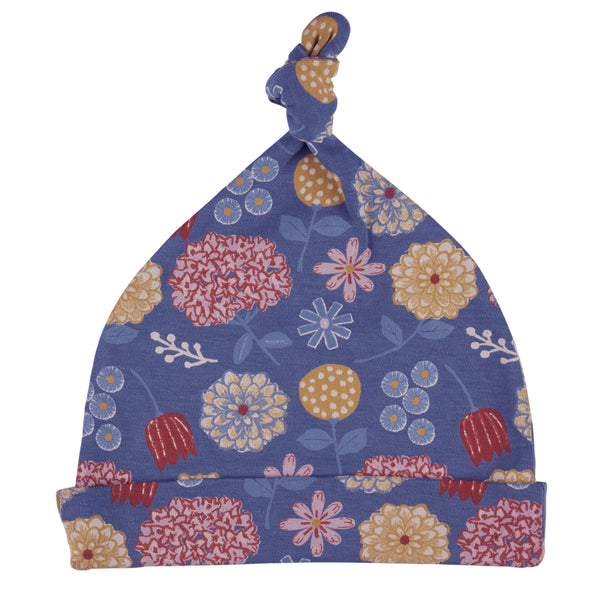 Knotted Hat - Winter Bloom