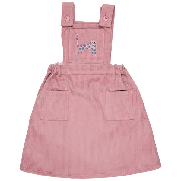 Pinafore Dress, Pink