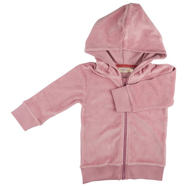 Velour Hoody, Pink