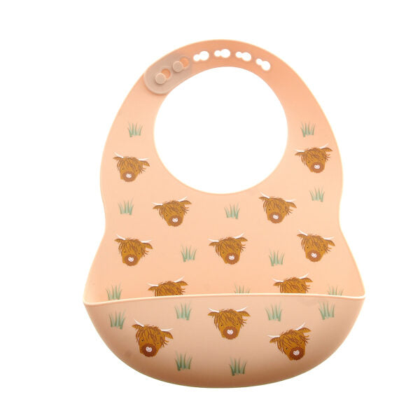 Highland Cow Catch-It Bib