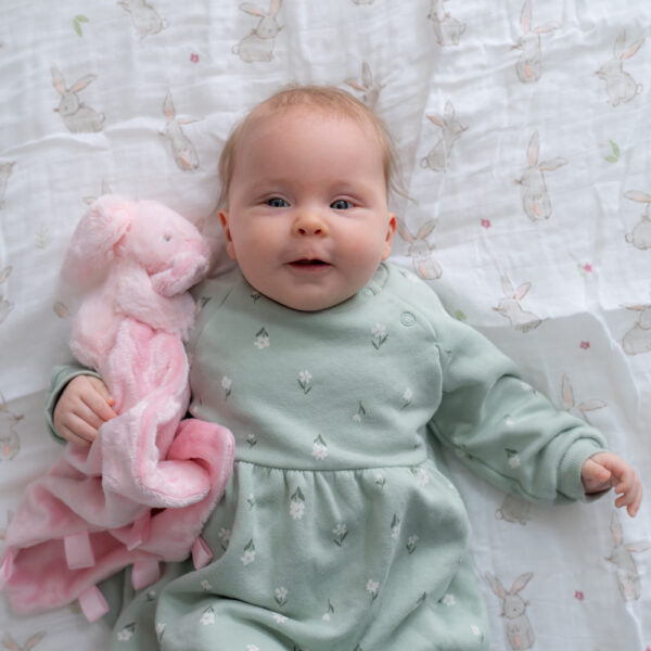 Pink Bunny Comforter Blanket