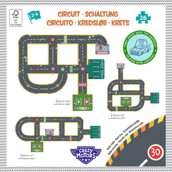 Circuit Puzzle - Crazy Motors
