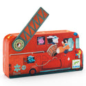 Fire Engine Silhouette Puzzle