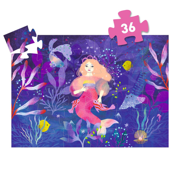 Ella the Mermaid Silhouette Puzzle