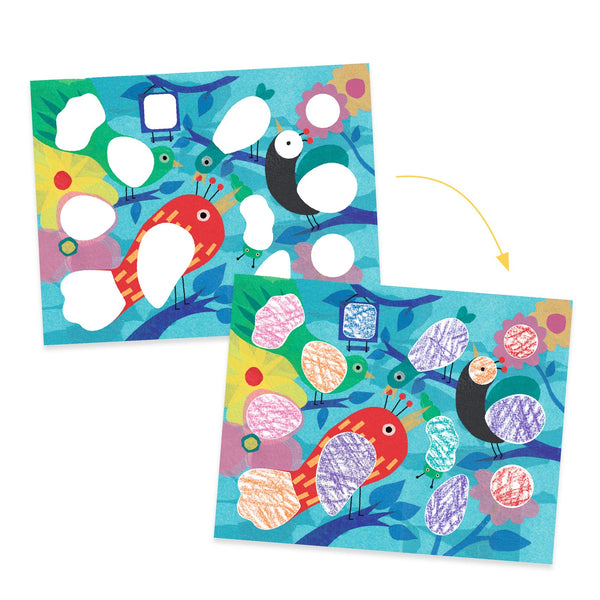 Colour Stop - Stencil/Colouring Activity
