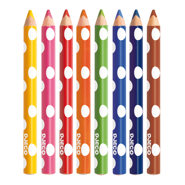 8 Colouring Pencils for Young Children