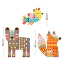 3 Giant Animals - Collage Set