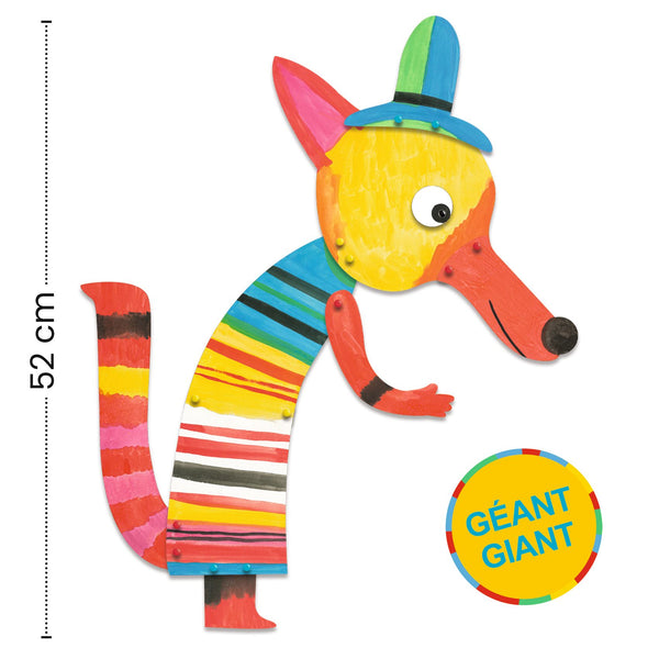 The Fox Family - Giant Painting Activity