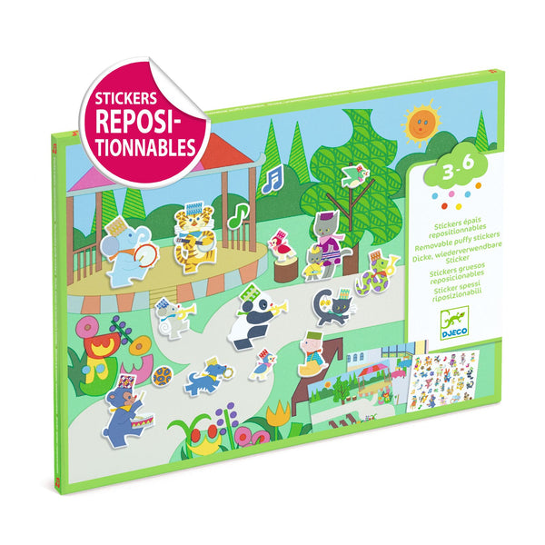 Fanfare - Reusable Sticker Scene Set