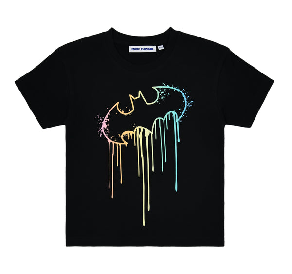 Batman Logo Drip Over Sized T-Shirt