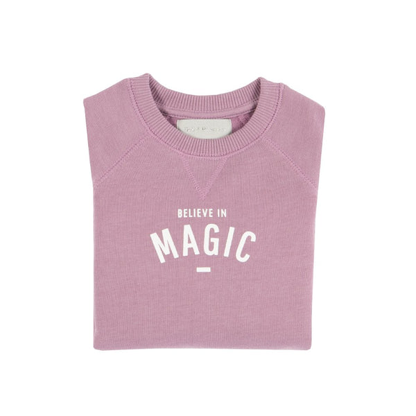 'Believe in Magic' Sweatshirt - Violet