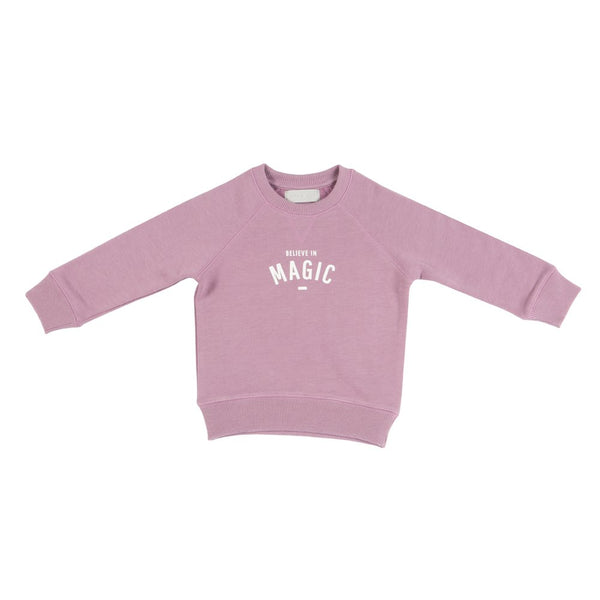 'Believe in Magic' Sweatshirt - Violet