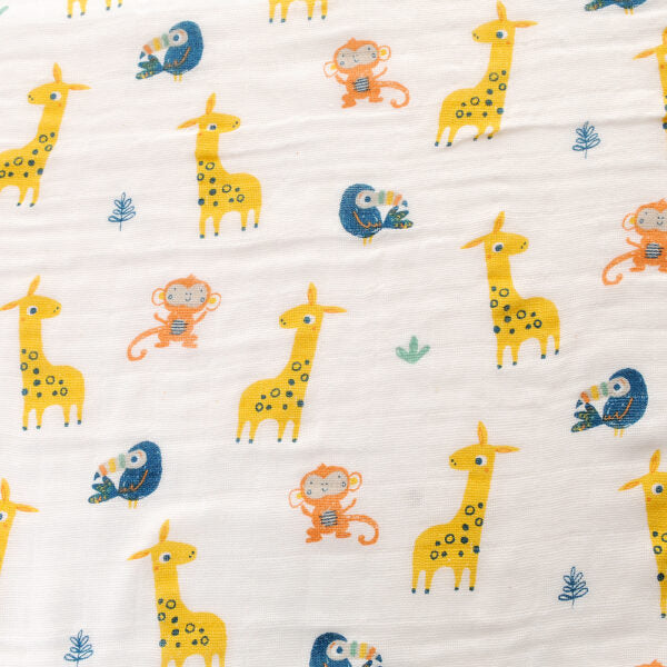 Savannah Animals Single Muslin