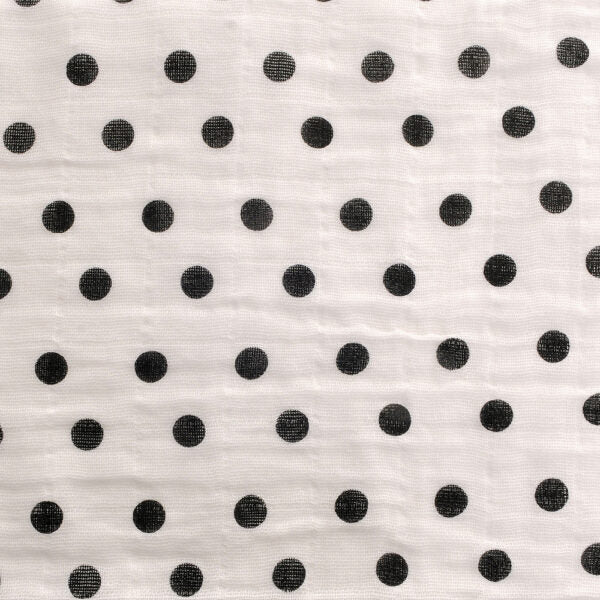 Black & White Muslin Squares 3pk