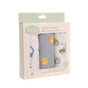 Blues Muslin Squares 3pk