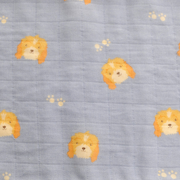 Blues Muslin Squares 3pk