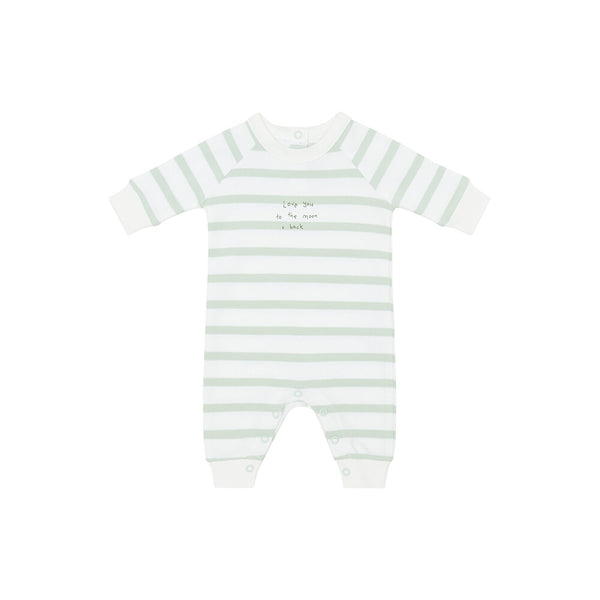 Powder Blue & White 'Love You To The Moon and Back' All-in-One
