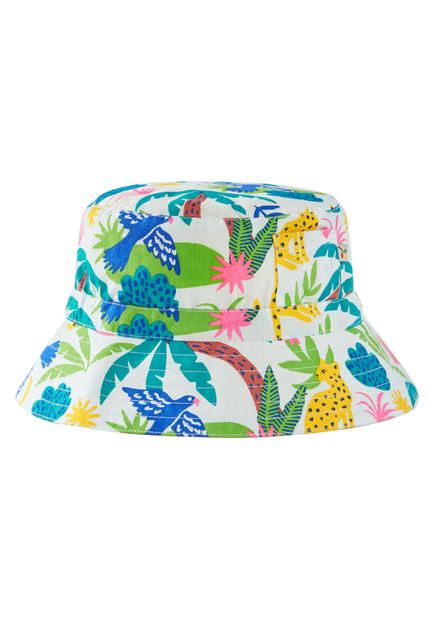 Rally Reversible Hat, Jaguar Jungle/Seersucker