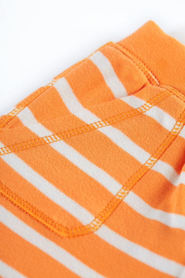 Little Ellis Shorts, Tangerine Breton