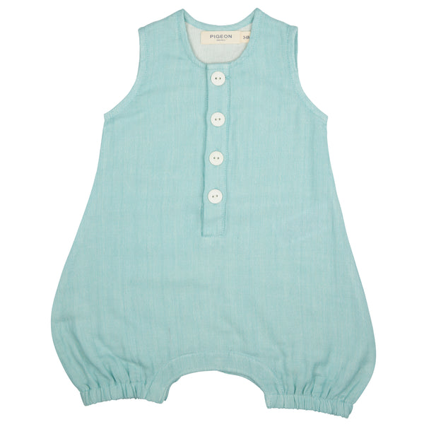 Baby All-In-One (muslin) Turquoise