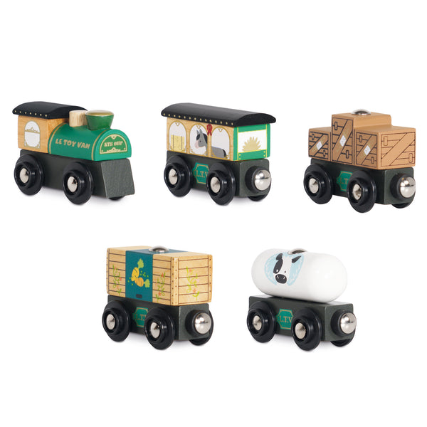 Great Green Train & Goods Wagons