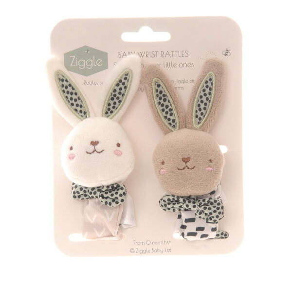 Bunny Wrist Rattles