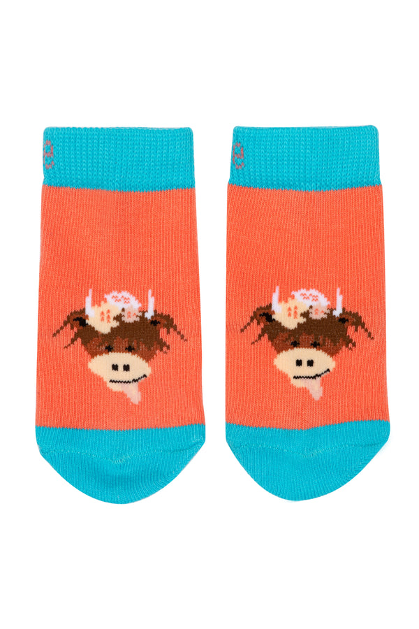 Bonnie Highland Cow Socks