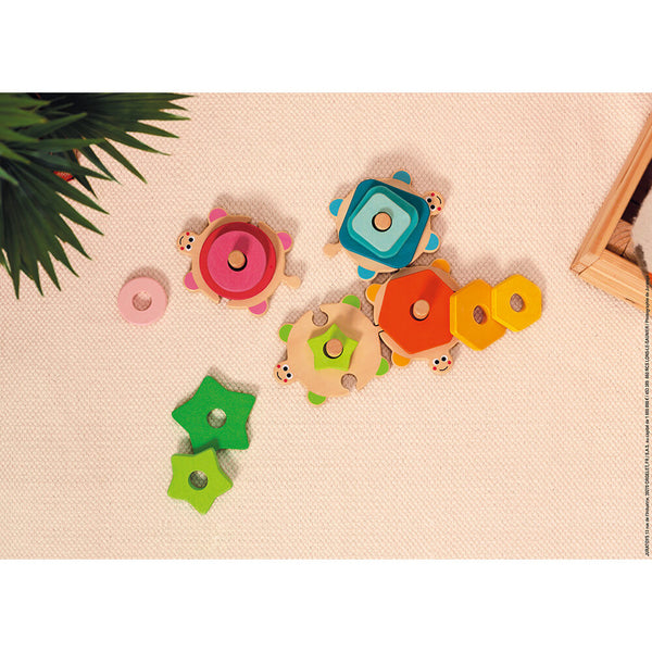 Stackable Wooden Turtles