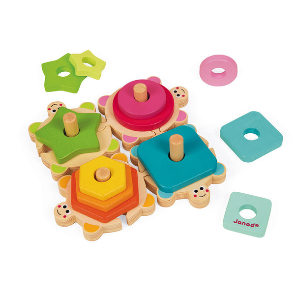 Stackable Wooden Turtles
