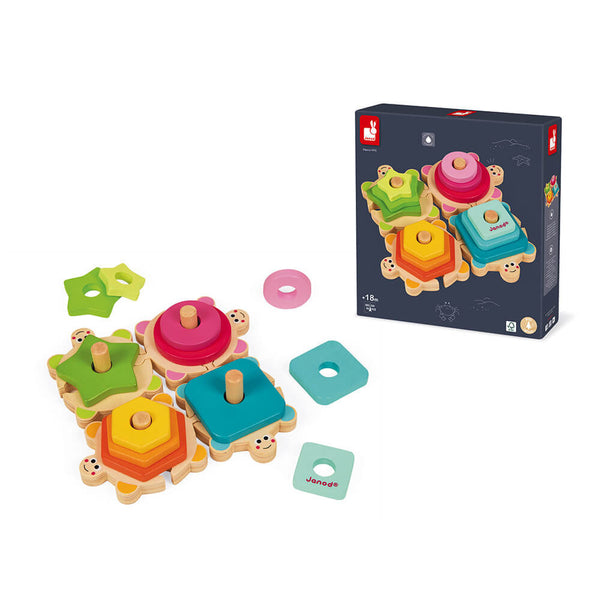 Stackable Wooden Turtles