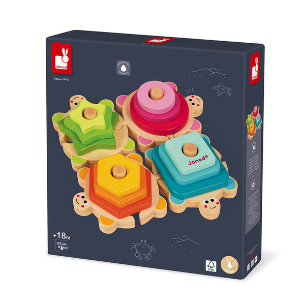 Stackable Wooden Turtles