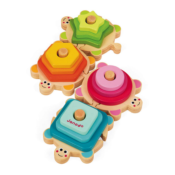 Stackable Wooden Turtles