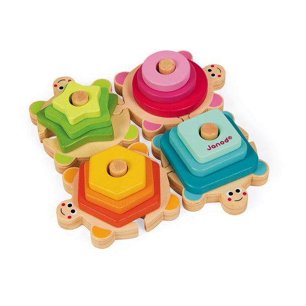 Stackable Wooden Turtles