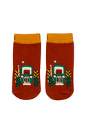 Rustic Farmyard Tractor Socks