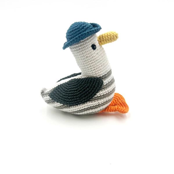Crochet Seagull Rattle